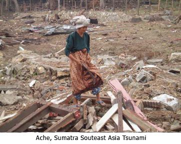 Ache, Sumatra Southeast Asia tsunami